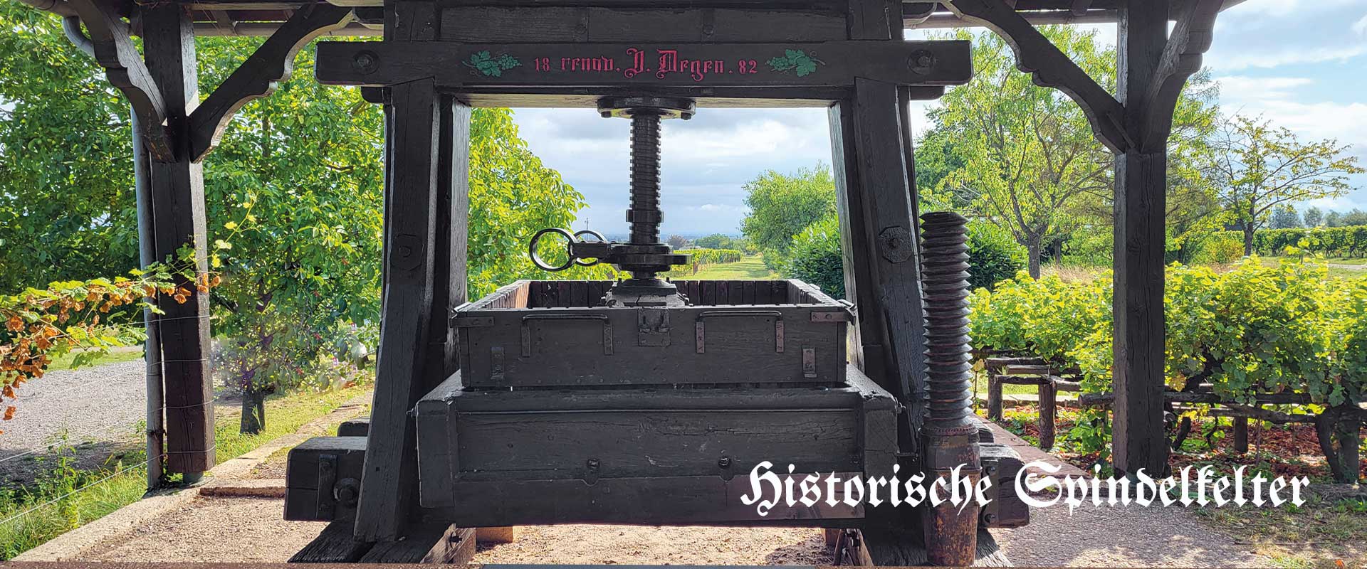 Historische Spindelkelter