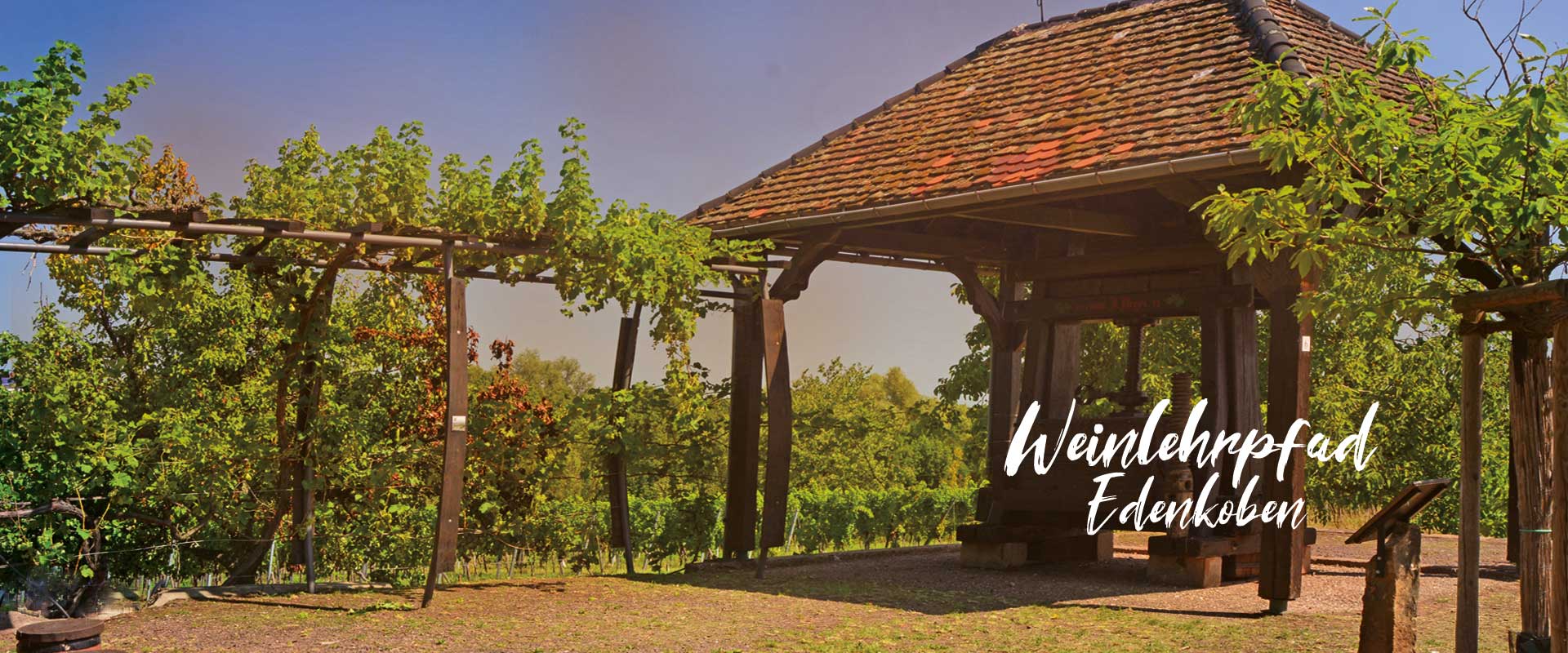 Der Kammertbau am Weinlehrpfad in Edenkoben