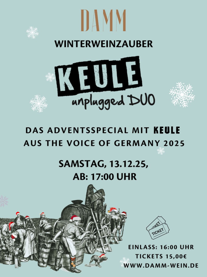 DAS ADVENTSKONZERT MIT DEM KEULE UNPLUGGED DUO